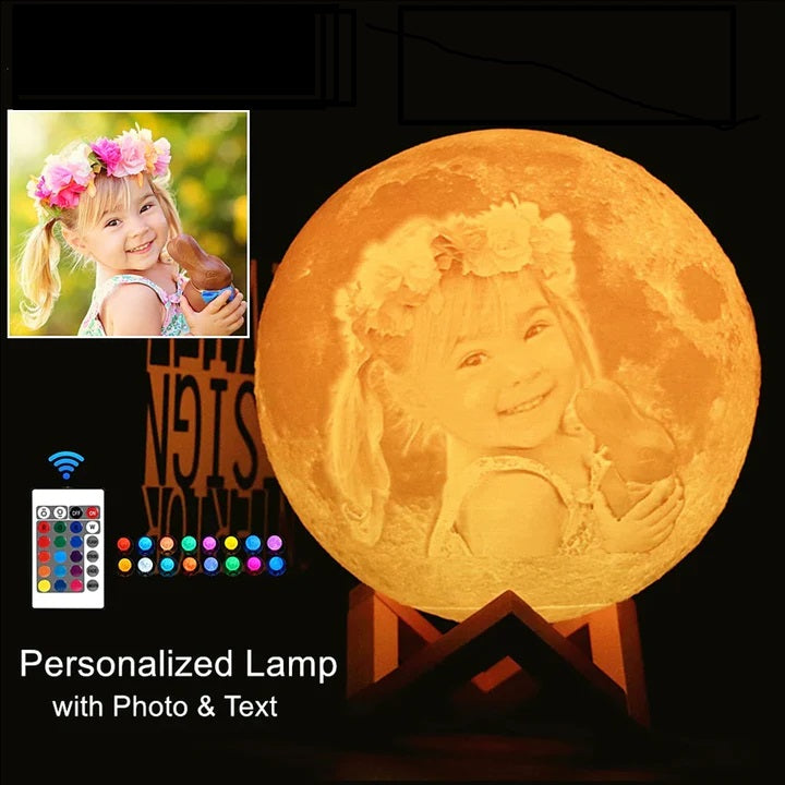 Cutehobbies™ Customized 3d Moon Lamp